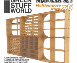 Multipurpose Open Rack – modulární víceúčelový organizér se 6 policemi