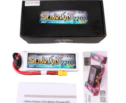 Gens ace Soaring G-Tech LiPo - 3S 2200mAh 11.1V 3S1P (30C) XT60 Plug