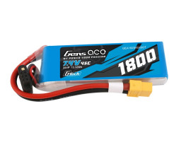 Gens ace G-Tech LiPo - 2S 1800mAh 7.4V 2S1P (45C) XT60 Plug