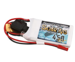 Gens ace Soaring G-Tech LiPo - 2S 450mAh 7.4V 2S1P (30C) JST-SYP Plug