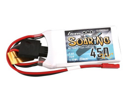 Gens ace Soaring G-Tech LiPo - 2S 450mAh 7.4V 2S1P (30C) JST-SYP Plug