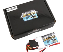 Gens ace Soaring G-Tech LiPo - 2S 450mAh 7.4V 2S1P (30C) JST-SYP Plug