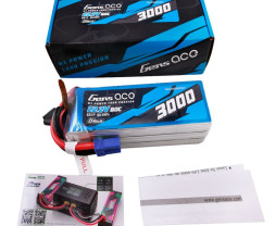 Gens ace G-Tech LiPo - 6S 3000mAh 22.2V 6S1P (60C) EC5 Plug