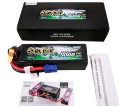 Gens ace Bashing Serie G-Tech LiPo - 4S 5000mAh 14.8V 4S1P (60C) EC5 Plug