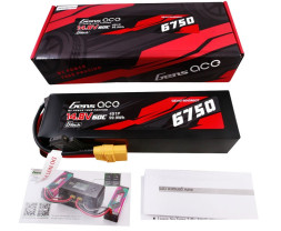 Gens ace G-Tech LiPo - 4S 6750mAh 14.8V 4S1P (60C) XT90 Plug