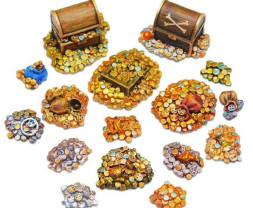 Resin Treasure Pieces – resinové poklady (16 ks)