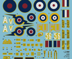 1:48 Hawker Hurricane Mk IIb Trop (3x camo)