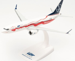 1:200 Boeing 737 MAX 8, LOT Polish Airlines, Stolz auf Polens Unabhängigkeitsfarben (Snap-Fit)