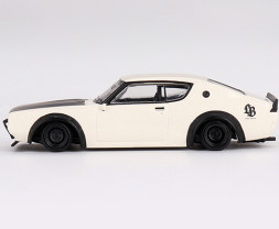 1:64 Nissan Skyline Kenmeri Liberty Walk White