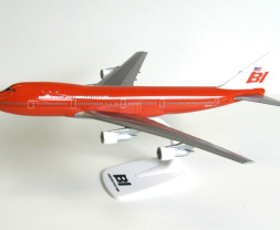 1:250 Boeing 747-127, Braniff International, Big Orange Colors (Snap-Fit)