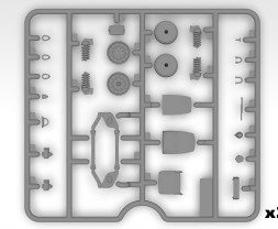 1:35 Cargo Carrier Humvee M1097A2