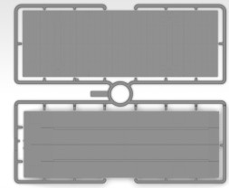 1:35 Universal Military Pod with M8A1 US Landing Mat