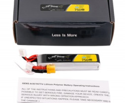 Gens Ace LiPo Tattu Serie - 2S 750mAh 7.6V 2S1P (95C) HV XT30U-F