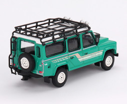 1:64 Land Rover Defender 110 1985 County Station Wagon Trident Green