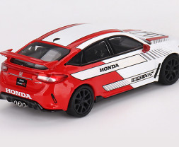 1:64 Honda Civic Type R No.2 2023 Pace Car White