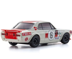 Mini-Z AWD Nissan Skyline 2000GT-R KPGC10 Racing 72 Nr. 6 Rot mit KT-531P Sender