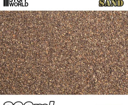 Thin Hobby Sand – Burnt Brown 0,5mm (200 ml)