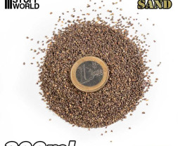 Thin Hobby Sand – Burnt Brown 0,5mm (200 ml)