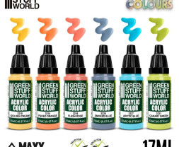 Acrylic Paint Set – Pastel Colors (6× 17 ml)