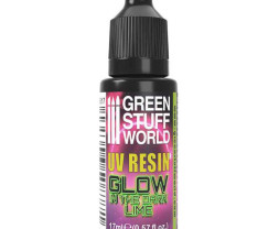 UV Resin Glow in the Dark Lime – im Dunkeln leuchtendes malerisches Kalkwasser (17 ml)