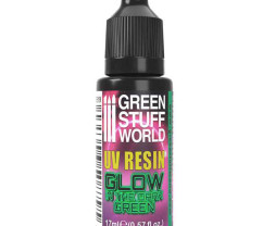 UV Resin Glow in the Dark Green – im Dunkeln leuchtendes malerisches Wassergrün (17 ml)