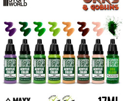 Acrylic Paint Set – Orcs & Goblins (8× 17 ml)