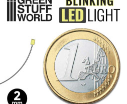 LED-Diode blinkend grün 2mm (10 Stück)