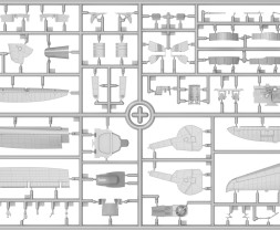 1:48 Republic P-47D Bubbletop w/ Base & Accessories (Big Set)