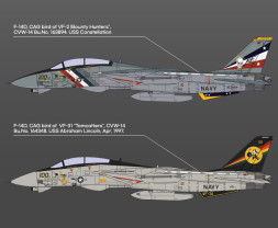 1:72 Grumman F-14D Tomcat ″VF-2 Bounty Hunters″