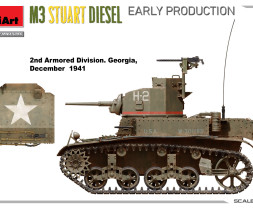 1:35 M3 Stuart Diesel Early Production