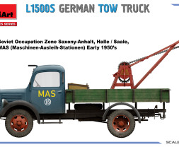 1:35 Mercedes-Benz L 1500 S, German Tow Truck