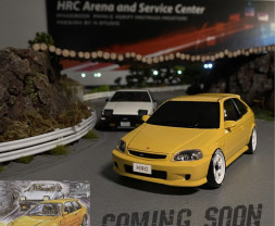 HRC One Model Honda Civic Type-R EK9 White Body Set