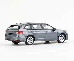 1:43 Škoda Superb IV Combi (2023) – šedá Graphite metalíza