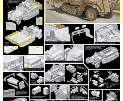 1:35 Sd.Kfz.10/5 w/ Armor Cab für 2cm FlaK 38