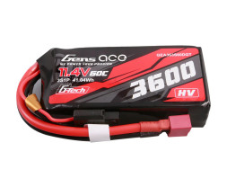 Gens ace G-Tech LiPo - 3S 3600mAh 11,4V 3S1P HV (60C) Dean-T Plug