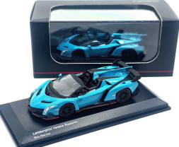 1:64 Lamborghini Veneno Roadster (Blue / Red Line)