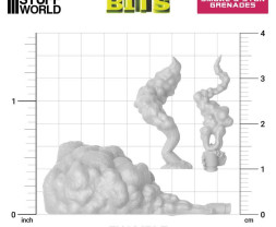 Resin Smoke and Stun Grenades – resinové zadýmovací a omračující granáty (23 ks)